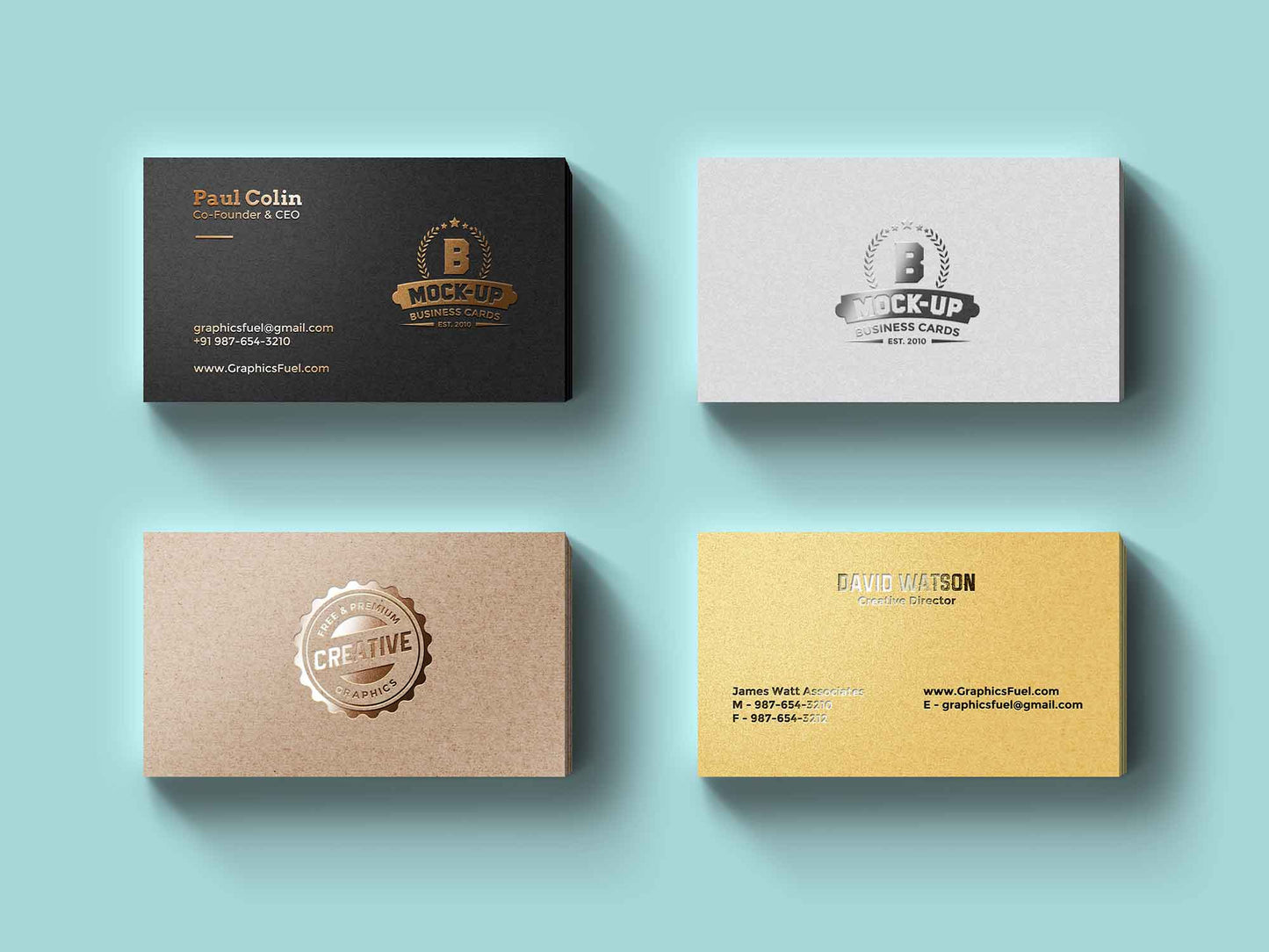 Gold and silver foil lamination